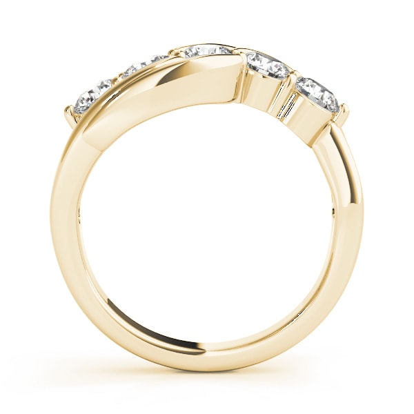 18K Yellow Gold 1 ct tw Diamond Wedding Ring