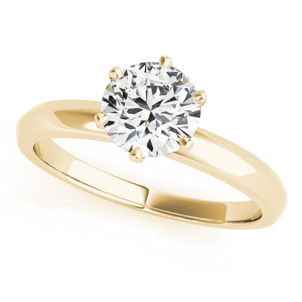 14K Yellow Gold 1 ct tw Solitaire Diamond Engagement Ring