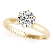 18K Yellow Gold 1 ct tw Solitaire Diamond Engagement Ring