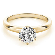 18K Yellow Gold 1 ct tw Solitaire Diamond Engagement Ring