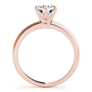 18K Rose Gold 1 ct tw Solitaire Diamond Engagement Ring
