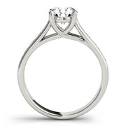 Trellis Diamond Engagement Ring