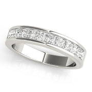 Princess Cut Multi-Diamond Wedding Band
