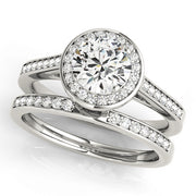 Halo Diamond Engagement Ring