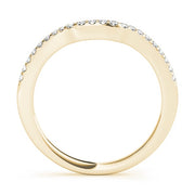 14K Yellow Gold 1/5 ct tw Diamond Wedding Ring