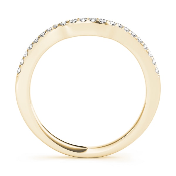 14K Yellow Gold 1/5 ct tw Diamond Wedding Ring