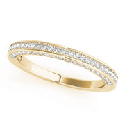 14K Yellow Gold Multi-Diamond Wedding Band
