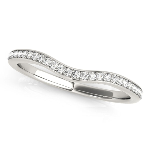 18K White Gold 1/4 ct tw Diamond Wedding Ring