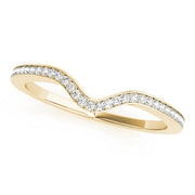 18K Yellow Gold 1/5 ct tw Diamond Wedding Ring