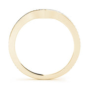18K Yellow Gold 1/5 ct tw Diamond Wedding Ring
