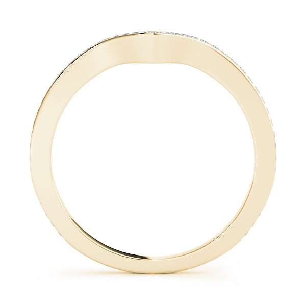 18K Yellow Gold 1/5 ct tw Diamond Wedding Ring