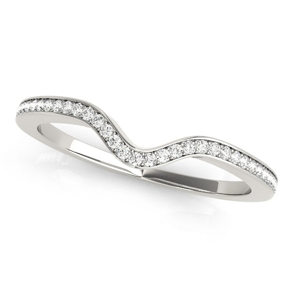 Platinum 1/5 ct tw Diamond Wedding Ring