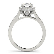 Halo Diamond Engagement Ring