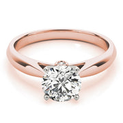 14K Rose Gold 1 ct tw Solitaire Diamond Engagement Ring