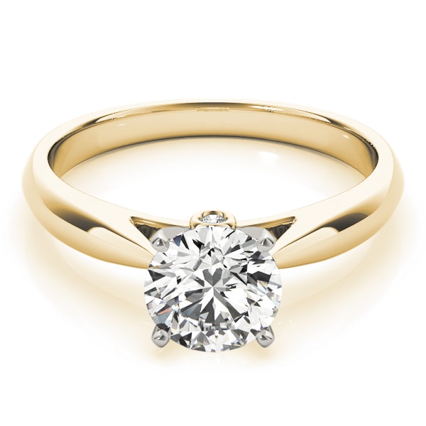 14K Yellow Gold 1 ct tw Solitaire Diamond Engagement Ring