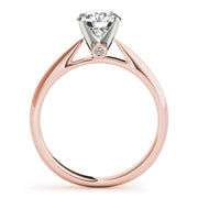 18K Rose Gold 1 ct tw Solitaire Diamond Engagement Ring