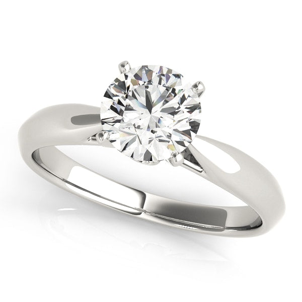 14K White Gold 1 ct tw Solitaire Diamond Engagement Ring