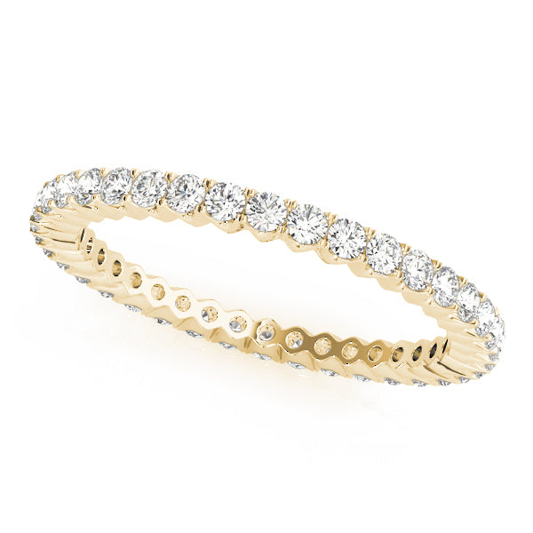 14K Yellow Gold Diamond Wedding Band