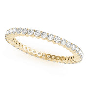 14K Yellow Gold Diamond Wedding Band