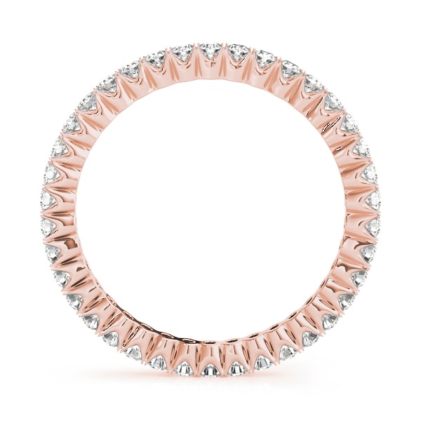 18K Rose Gold 1/4 ct tw Diamond Wedding Ring