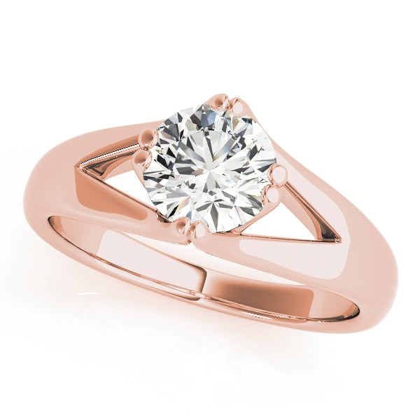 14K Rose Gold 1 7/8 ct tw Solitaire Diamond Engagement Ring