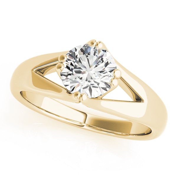 14K Yellow Gold 1 7/8 ct tw Solitaire Diamond Engagement Ring