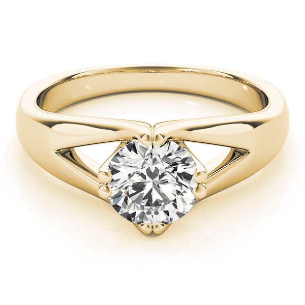 18K Yellow Gold 1 7/8 ct tw Solitaire Diamond Engagement Ring