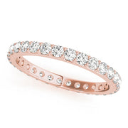 18K Rose Gold 3/8 ct tw Diamond Wedding Ring