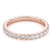 18K Rose Gold 3/8 ct tw Diamond Wedding Ring