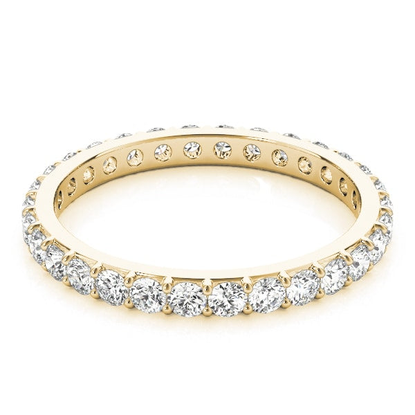 18K Yellow Gold 3/8 ct tw Diamond Wedding Ring