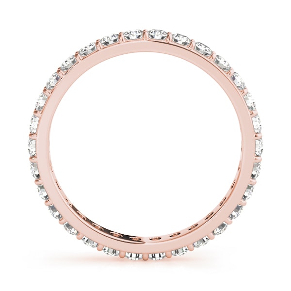 18K Rose Gold 3/8 ct tw Diamond Wedding Ring
