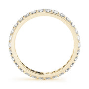 18K Yellow Gold 3/8 ct tw Diamond Wedding Ring