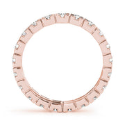 14K Rose Gold 1/2 ct tw Diamond Wedding Ring