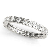 18K White Gold 1/2 ct tw Diamond Wedding Ring