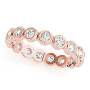 18K Rose Gold 5/8 ct tw Diamond Wedding Ring