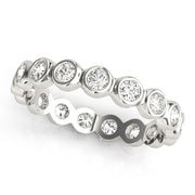 15-Stone Round Diamond Wedding Ring