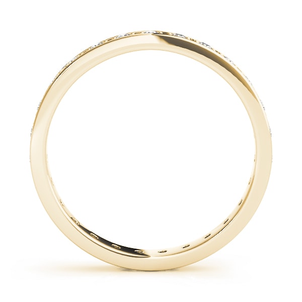 14K Yellow Gold 1/4 ct tw Diamond Wedding Ring