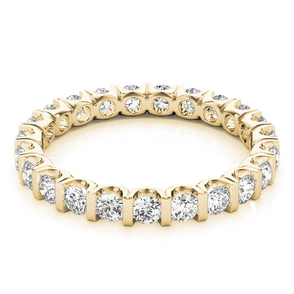 14K Yellow Gold 1 ct tw Diamond Wedding Ring