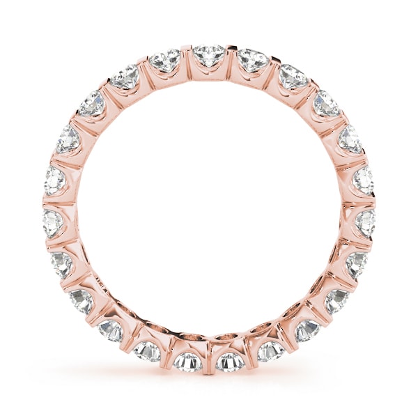 14K Rose Gold 1 ct tw Diamond Wedding Ring