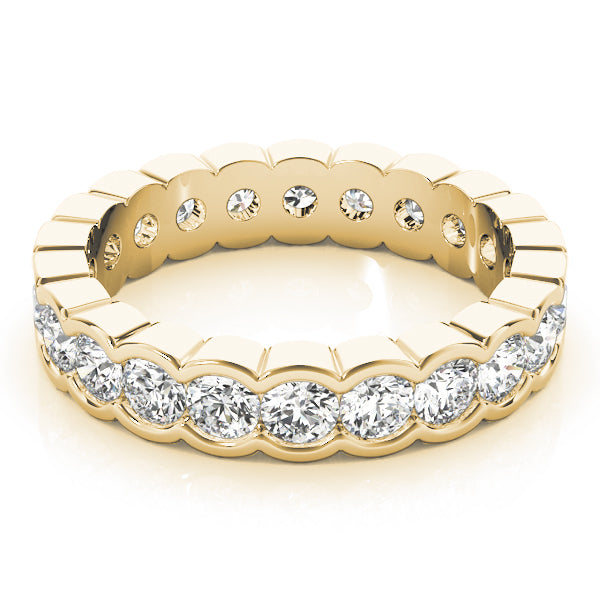 18K Yellow Gold 7/8 ct tw Diamond Wedding Ring