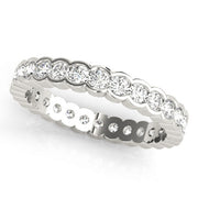 18K White Gold 7/8 ct tw Diamond Wedding Ring