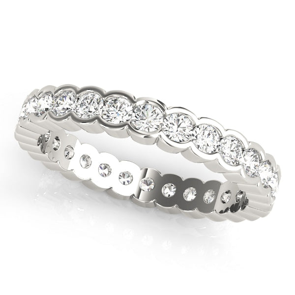 18K White Gold 7/8 ct tw Diamond Wedding Ring