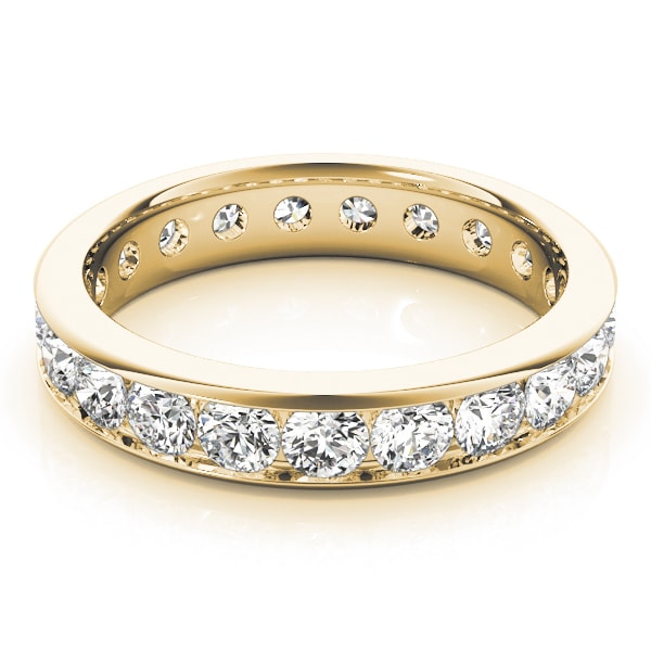 18K Yellow Gold 7/8 ct tw Diamond Wedding Ring
