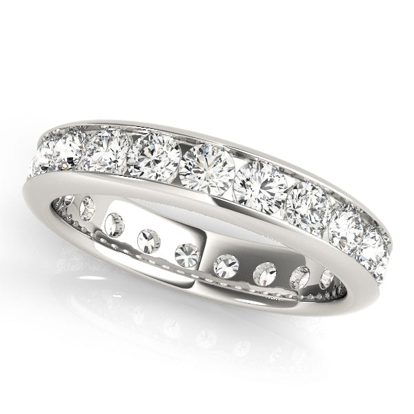 18K White Gold 7/8 ct tw Diamond Wedding Ring