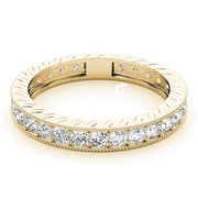 18K Yellow Gold 3/8 ct tw Diamond Wedding Ring