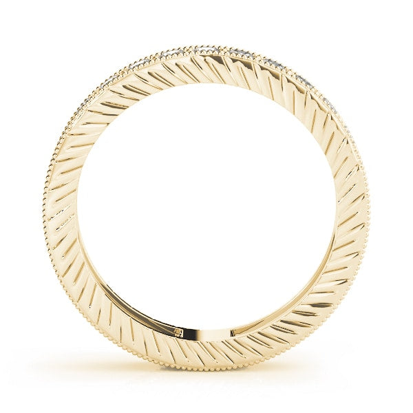 14K Yellow Gold 3/8 ct tw Diamond Wedding Ring