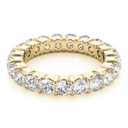 18K Yellow Gold 3 ct tw Diamond Wedding Ring