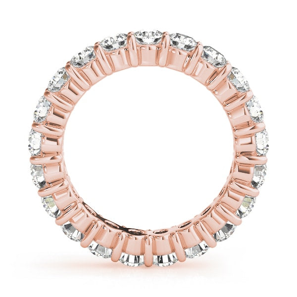 14K Rose Gold 3 ct tw Diamond Wedding Ring