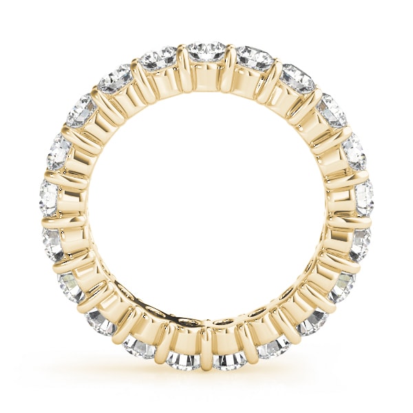 18K Yellow Gold 3 ct tw Diamond Wedding Ring