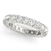 14K White Gold 3 ct tw Diamond Wedding Ring